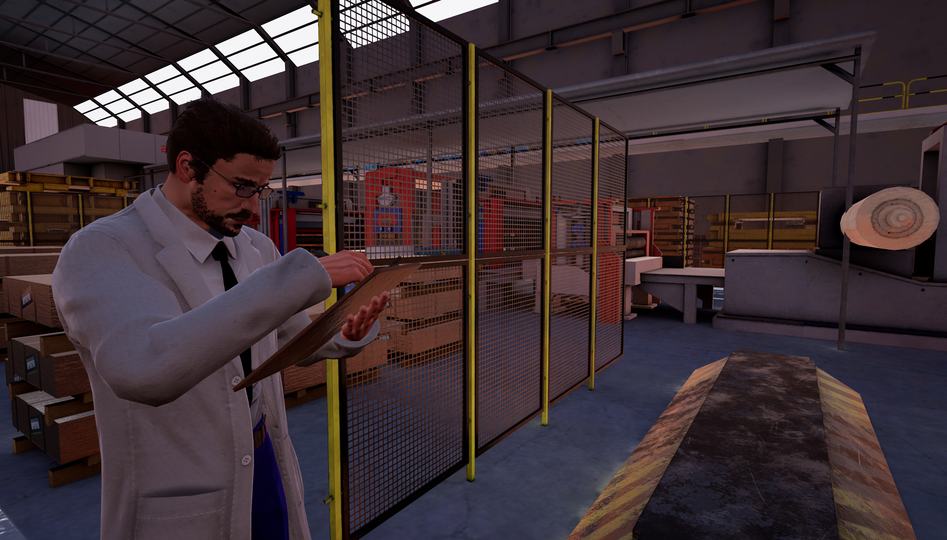 Simulador en realidad virtual de puente grúa con mando hecho en Unreal Engine 4